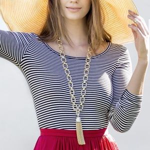 Kendra Scott ‘Miller’ Necklace in Gold